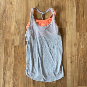 Old Navy attached bra/tank combo